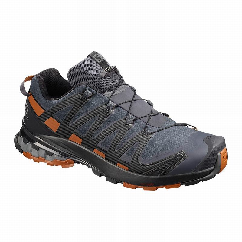 Salomon XA PRO 3D V8 GORE-TEX WIDE Zapatillas Trail Running Hombre - Azules Oscuro / Negras - Colomb